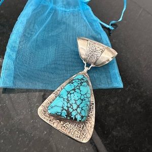 Turquoise Sterling Silver Pendant